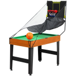 Multifunktsionaalne m&auml;ngulaud 5-in-1, 134 x 108 x 144 cm, p&auml;hklipuu