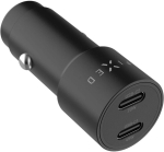65W toitega USB-C kahe pordiga autolaadija PD 3.0