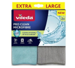 Mikrokiudlapid Vileda Pro Clean ens&uuml;&uuml;midega, 2 tk.