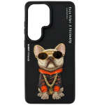 Samsung Galaxy S26 Ultra kaitse&uuml;mbris Nimmy Glasses Cool Dog must
