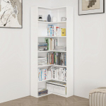 Riiul Adel 5 Shelf Corner, valge