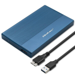 V&auml;lise k&otilde;vaketta adapter Qoltec alumiiniumkorpus | 2,5-tollise SSD- v&otilde;i HDD-k&otilde;vaketta pesa | SATA | USB 3.0 | SuperSpeed 5 Gb/s | 2 TB | Sinine