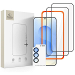 Tech‑Protect Easy Set+ 3 tk kaitseklaas Samsung Galaxy S26, must