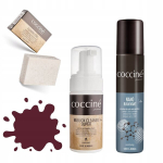 Coccine seemisnahahoolduskomplekt: renoveerija, kustutuskumm, vaht, bordo, 75 ml