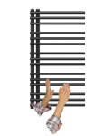 Must redeliga vannitoa radiaator 90x50 cm kaasaegne radiaator Granitan Milo