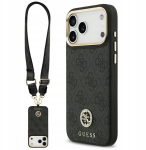 GUESS &uuml;mbris 4G Strass logoga suur rihm MagSafe IPHONE 17 PRO MAX-ile