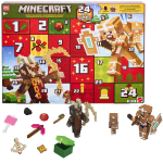 Advendikalender m&auml;ngufiguuride ja aksessuaaridega Minecraft Mattel, JMP70, 24-osaline