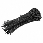 Kaablisidemed 3,6x200 mm, mustad, 100 tk