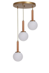Opviq rippvalgusti 9073-3, kuldne/valge
