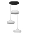 Opviq rippvalgusti 9031-3, valge/must