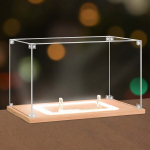 Akr&uuml;&uuml;list vitriinkarp LED-valgustusega Nonemey, 32 &times; 19 &times; 19 cm