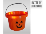 Halloweeni LED &auml;mber K&otilde;rvits, 22.5x17 cm