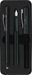 Faber-castell Grip 2011: pliiats ja purskkaev, must komplekt