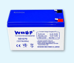 12V 7Ah aku :: AGM : VRLA :: 12 volti, 7 ampertundi (Ah) :: Klemmi t&uuml;&uuml;p T1 4.75mm, WBDP