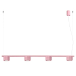 Sollux ripplamp Aura 4, Gx53, roosa