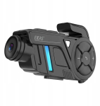 Mootorratta interkom - EJEAS K1Pro+ 2K videote salvestamine, Mesh 3.0, IP67 veekindel must