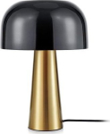 Stiilne laualamp Blanca, must/pruun, E14, 35cm