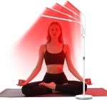 Hottoerak punane LED-valgusteraapia lamp, valge