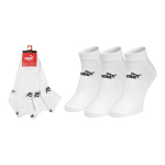 Puma Basic 3 paari valgeid pahkluusokke, suurus 39-42