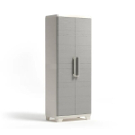 Linear puidust k&otilde;rge kapp 68x39x173cm helebeež/helehall