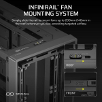 Korpus PC Case - CORSAIR - FRAME 4000D Series - Mid-Tower - Black