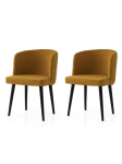 2-osaline s&ouml;&ouml;gitoolide komplekt Soft - 4107, must/kollane, Tool, pehme - 4107 V2, 57x81x57 cm, p&ouml;&ouml;k