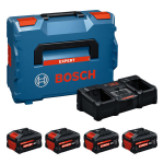 Bosch akulaadija Starter-Set 2x EXBA18V-55 2x EXBA18V-80 + EXAL18V2-320