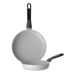 BergHOFF 2-osaline praepannide komplekt - Uqonic Downdraft seeria (20/24 cm) keskkonnas&otilde;braliku mittenakkuva kattega