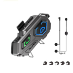 Handsfree seade K&auml;ed-vabad kiivrivarustus Awei VS-6 must