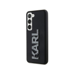 Karl Lagerfeld 3D kummiglitseriga logo kate Samsung Galaxy S23+ - must