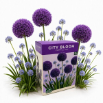 Ilulaugusibulate komplekt City Bloom Purple Sky Nojus 23 tk