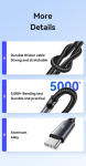USAMS 18W USB-C - USB-A kaabel iPhone 11 12 13 14 15 1M kiirlaadija