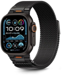 Apple Watch (44/45/46/49 mm) Milanese rihm Tech‑Protect Milano Vanguard musta