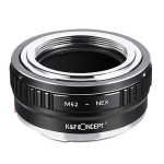 Adapter - K&F Concept M42 bajonett Sony E-mount messing, Juodas