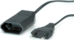 Bachmanni pikendusjuhe Euro 230v/2,5a, must, 2m