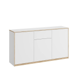 Kummut Mebelbos Complex 3d1s, 165,9x40x88,5 cm, valge/pruun