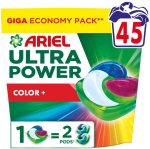 Pesukapslid ARIEL Ultra Power Pods Color+, 45 tk.
