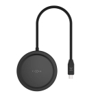 USB hub - FIXIT - MagHUB 7V1 - Traadita laadimine - USB-C ja HDMI 2.0 - Must