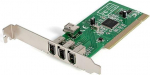 STARTECH PCI Adapterkaart naar 4 Poorten FireWire400 6 Pinnen - 1x Interne Firewire 400 - 3x Externe FireWire 400