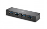 Konsentrator Hub UH4000C - KENSINGTON - 4 x SuperSpeed USB 3.0 - Lauaarvutile