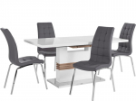 S&ouml;&ouml;gitoam&ouml;&ouml;bli komplekt Notio Living Pavlos 200/Lila, valge/hall
