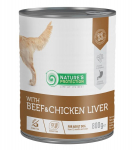 Nature's Protection - Beef and Chicken Liver konserv koertele, 800 g