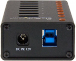 USB 3.0 hub - StarTech.com - ST7300U3M - 7 porti - Seina montaaž - Metallkorpus