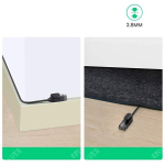 Kabelis Ugreen Ethernet RJ45 Cat 6A UTP 1000Mbps 1 m black (70332)