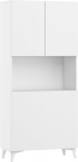 Multifunktsionaalne riiul Meblocross Megan 1, valge