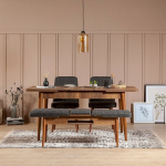 S&ouml;&ouml;gitoa komplekt Kalune Design 869, pruun/hall