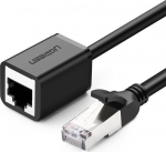 Ugreen NW112 Cat 6 v&otilde;rgukaabli pikendus, FTP, RJ45, 1 m, must
