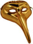 Karnevalimask, kuldne, UNI