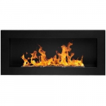 Biokamin seinale-sisseehitatav Bioheat 900x400 Black