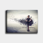 Pilt l&otilde;uendil Naine vee peal